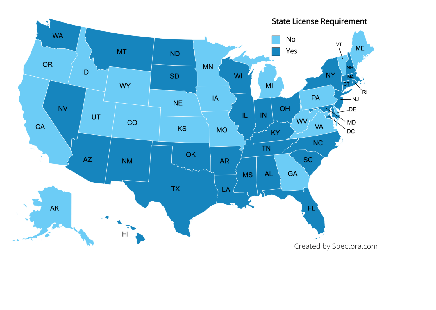 state-by-state-home-inspector-licensing-requirements-map-spectora